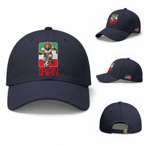 Persian Lions Soccer Fan Baseball Cap Proud Iranian Heritage Gift