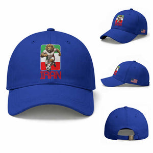 Persian Lions Soccer Fan Baseball Cap Proud Iranian Heritage Gift