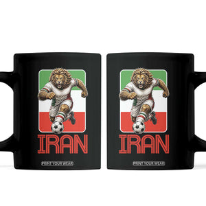 Persian Lions Soccer Fan Coffee Mug Proud Iranian Heritage Gift