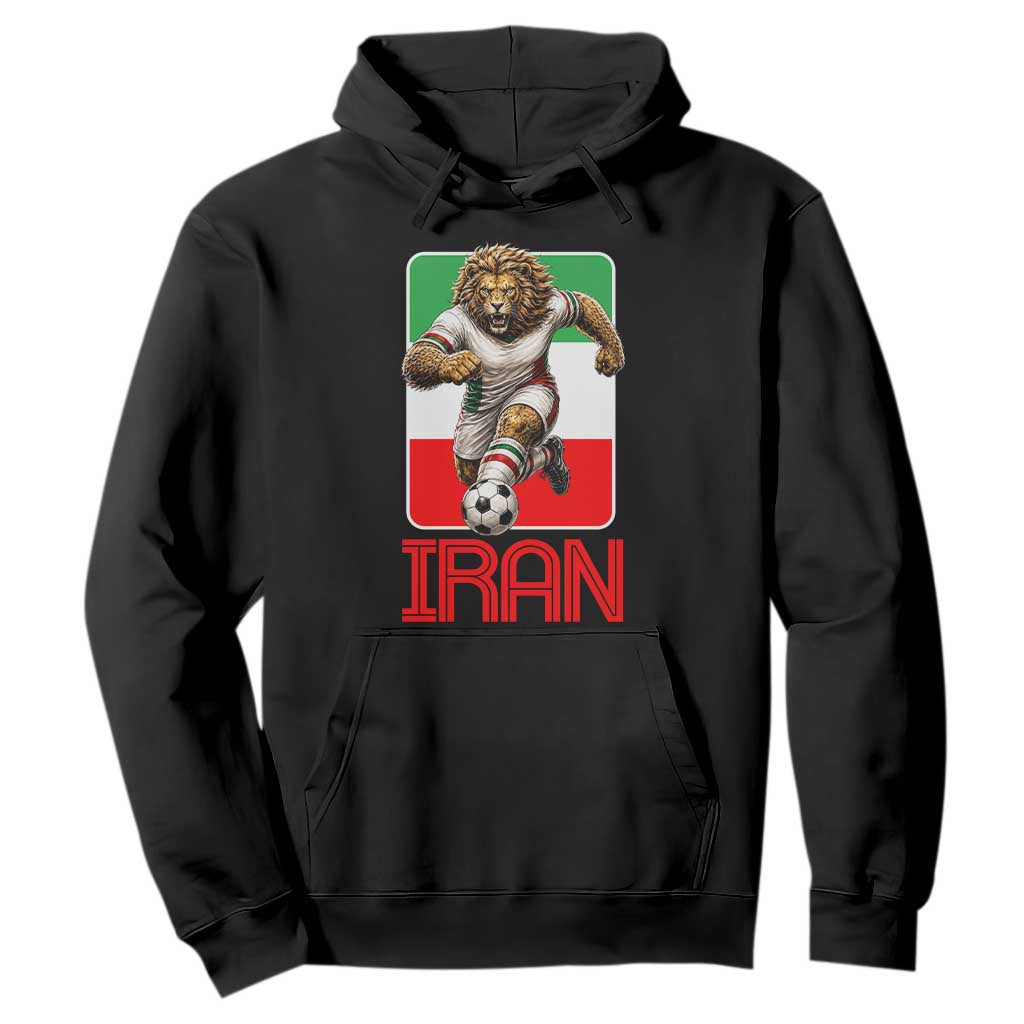 Persian Lions Soccer Fan Hoodie Proud Iranian Heritage Gift