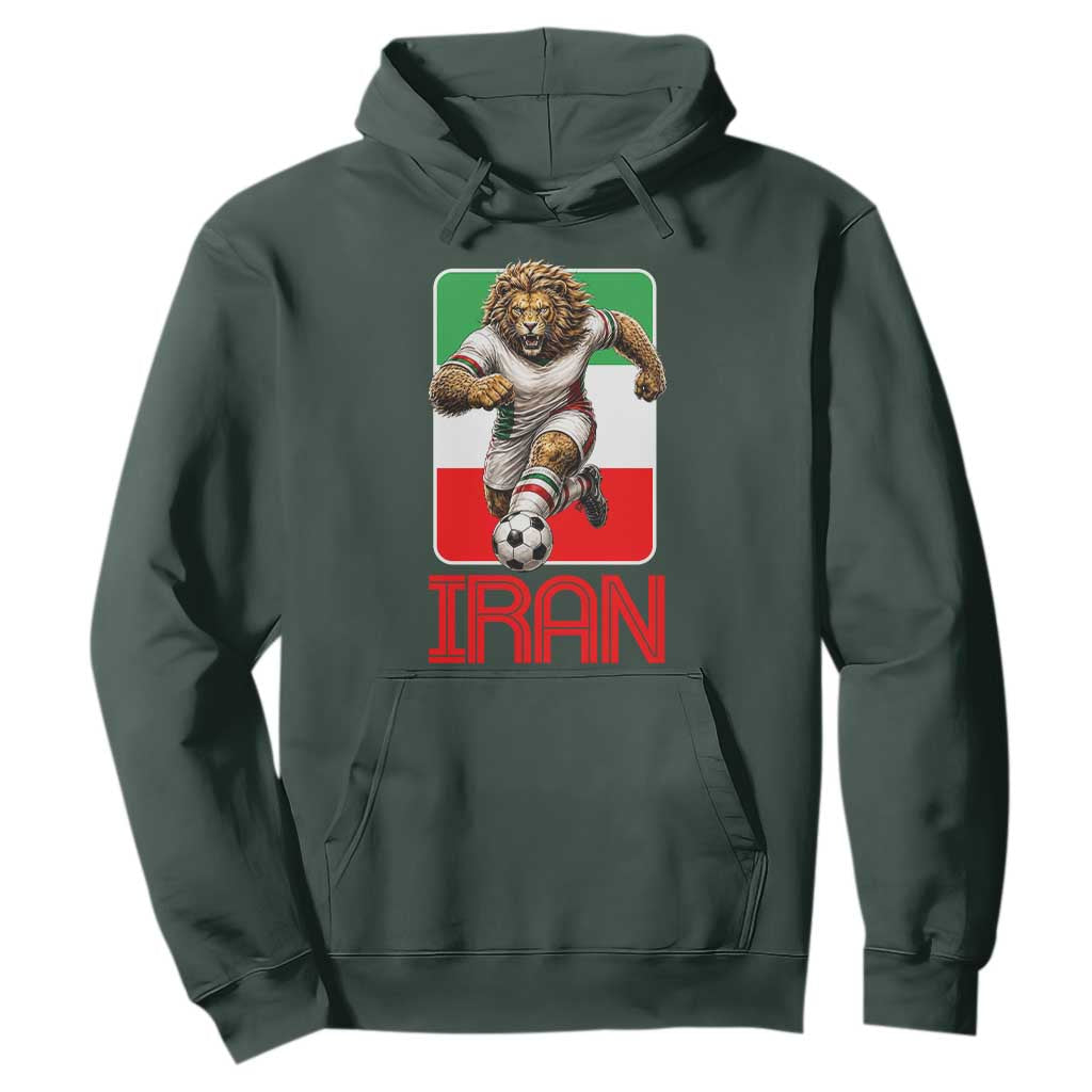 Persian Lions Soccer Fan Hoodie Proud Iranian Heritage Gift