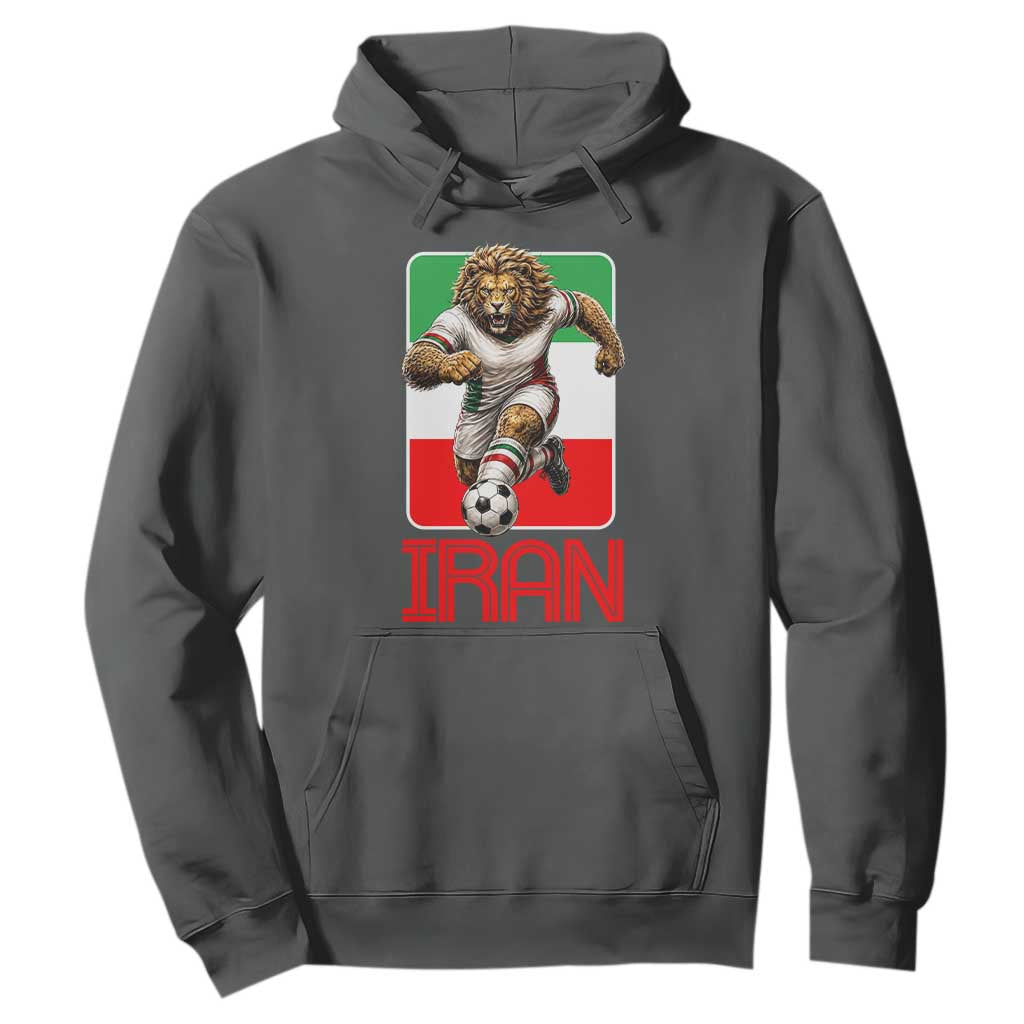 Persian Lions Soccer Fan Hoodie Proud Iranian Heritage Gift
