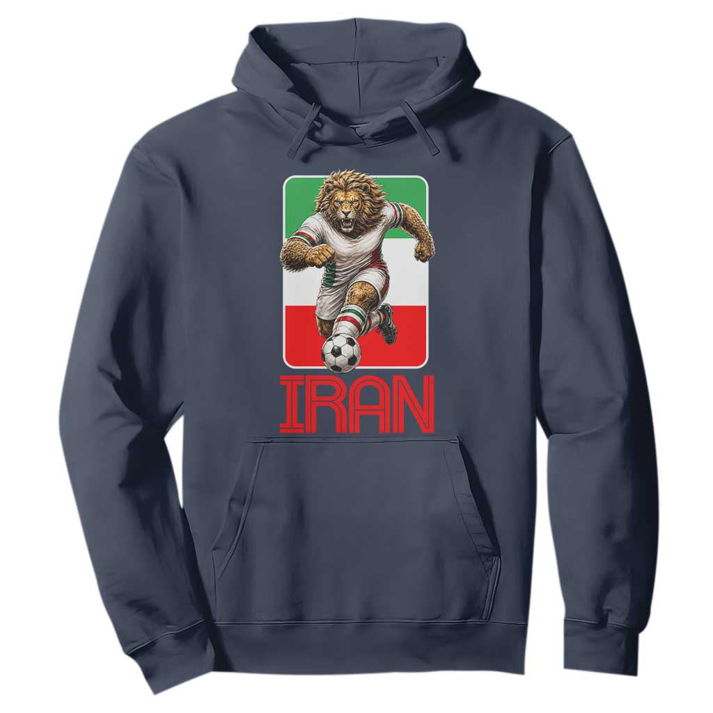 Persian Lions Soccer Fan Hoodie Proud Iranian Heritage Gift