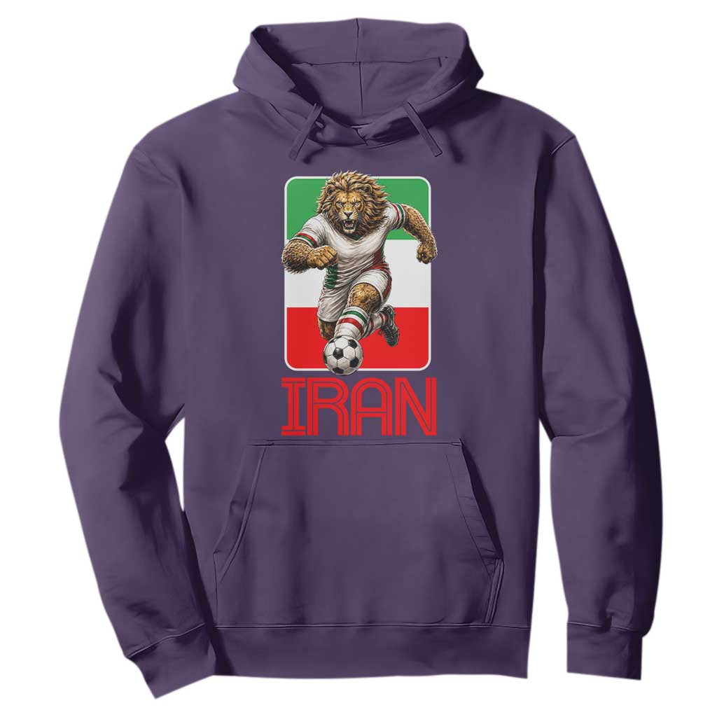 Persian Lions Soccer Fan Hoodie Proud Iranian Heritage Gift