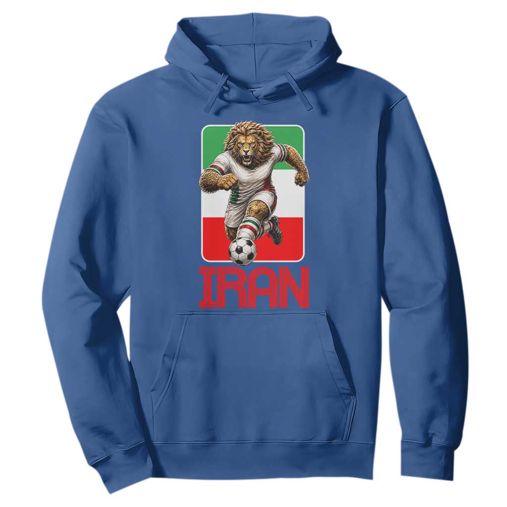 Persian Lions Soccer Fan Hoodie Proud Iranian Heritage Gift