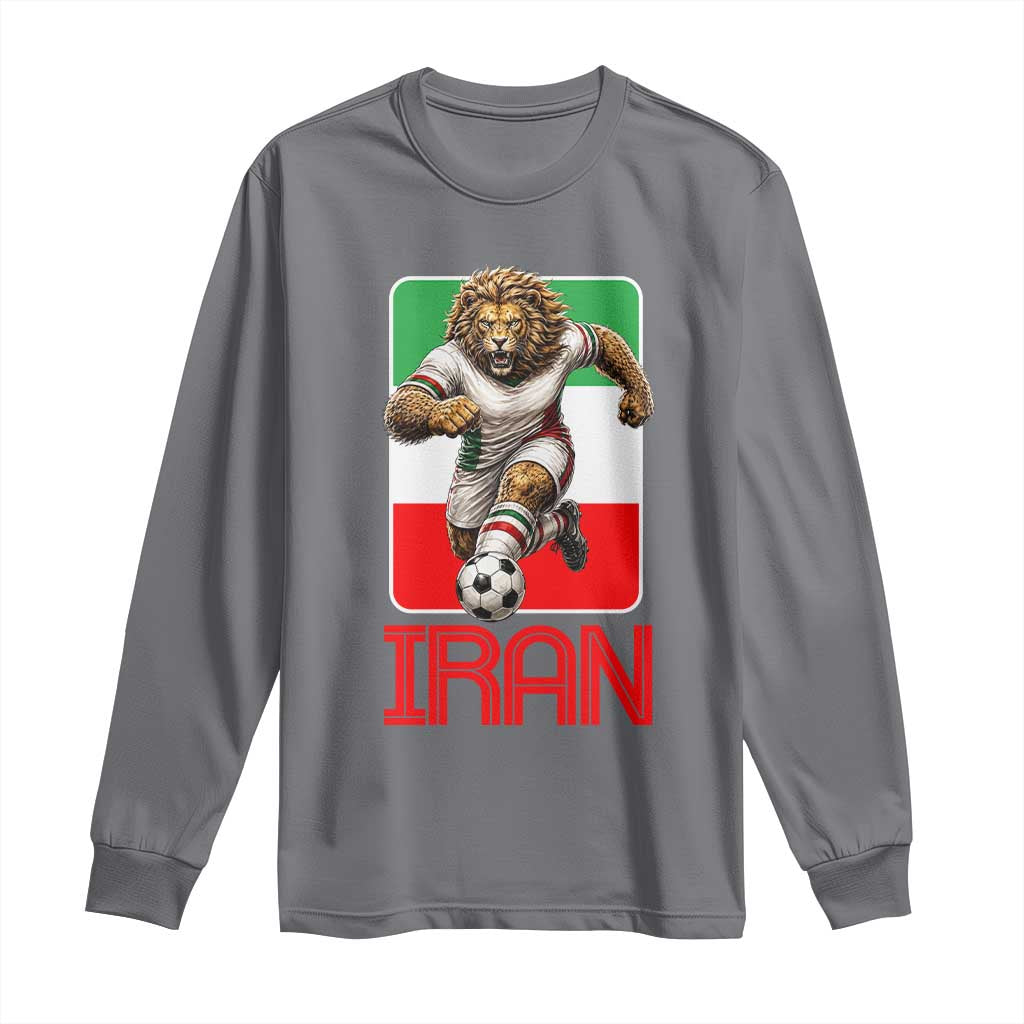 Persian Lions Soccer Fan Long Sleeve Shirt Proud Iranian Heritage Gift