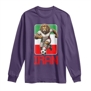 Persian Lions Soccer Fan Long Sleeve Shirt Proud Iranian Heritage Gift