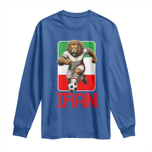 Persian Lions Soccer Fan Long Sleeve Shirt Proud Iranian Heritage Gift