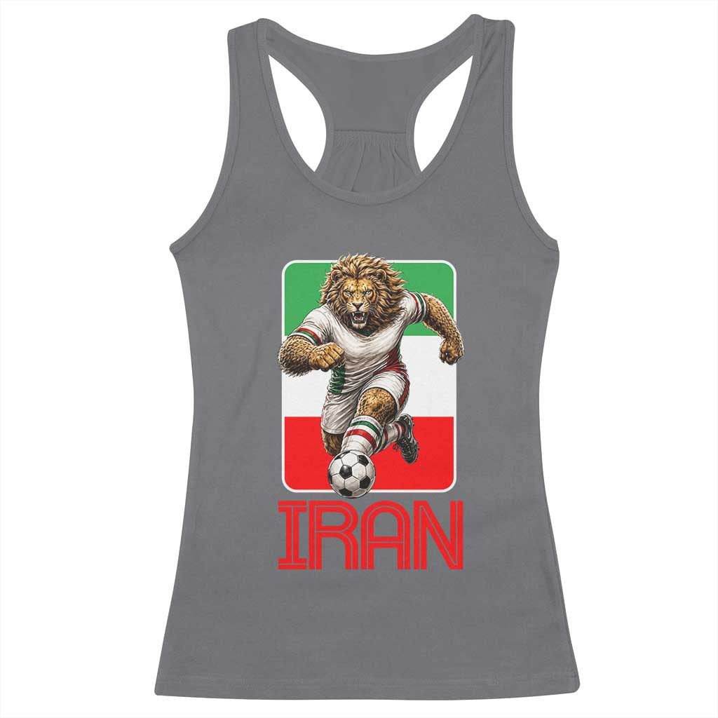 Persian Lions Soccer Fan Racerback Tank Top Proud Iranian Heritage Gift