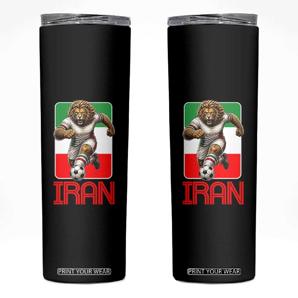 Persian Lions Soccer Fan Skinny Tumbler Proud Iranian Heritage Gift