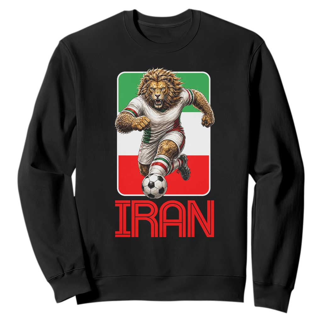 Persian Lions Soccer Fan Sweatshirt Proud Iranian Heritage Gift