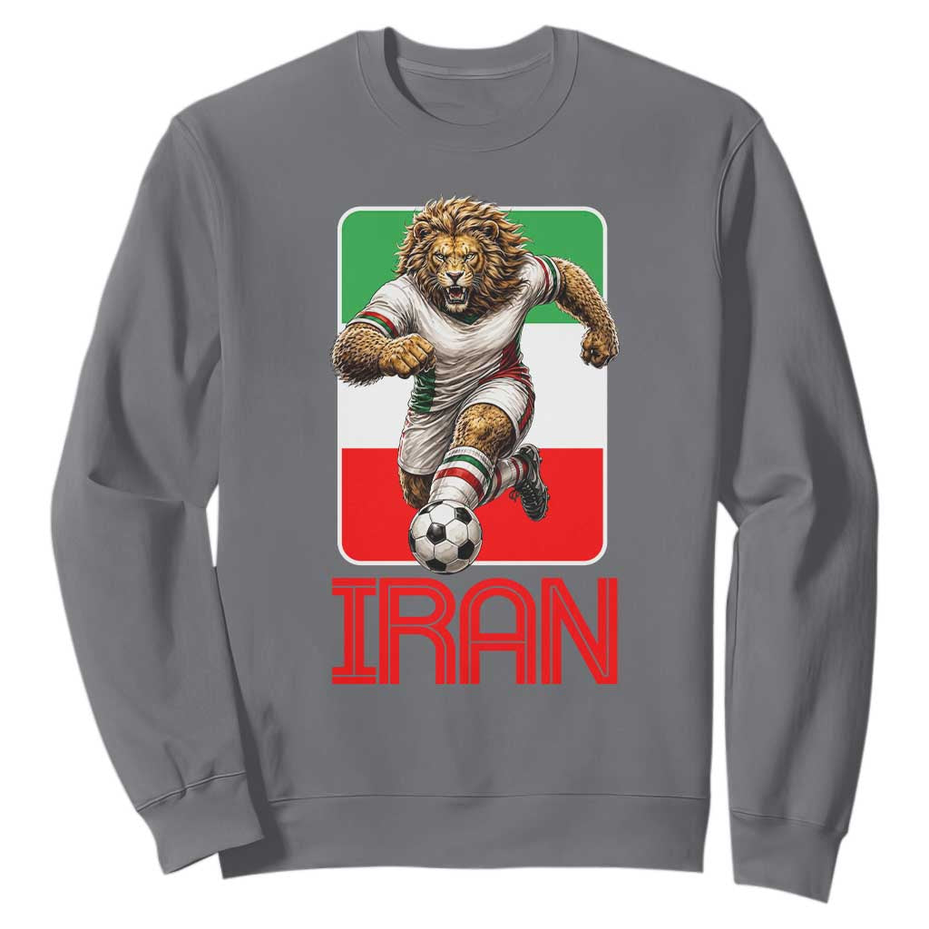 Persian Lions Soccer Fan Sweatshirt Proud Iranian Heritage Gift