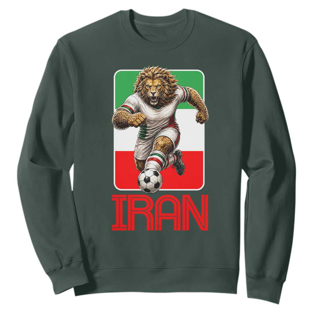 Persian Lions Soccer Fan Sweatshirt Proud Iranian Heritage Gift