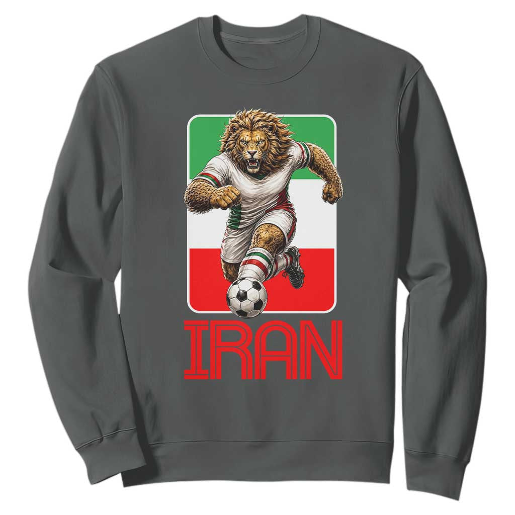Persian Lions Soccer Fan Sweatshirt Proud Iranian Heritage Gift