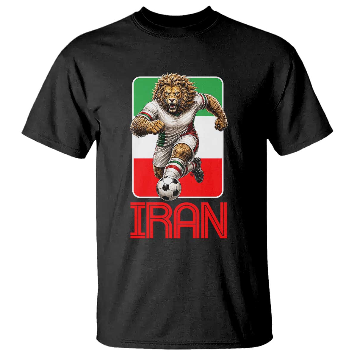 Persian Lions Soccer Fan T Shirt Proud Iranian Heritage Gift