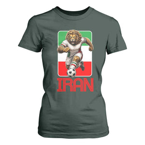 Persian Lions Soccer Fan T Shirt For Women Proud Iranian Heritage Gift