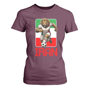 Persian Lions Soccer Fan T Shirt For Women Proud Iranian Heritage Gift