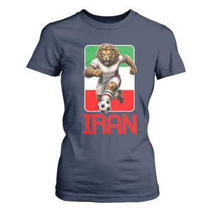 Persian Lions Soccer Fan T Shirt For Women Proud Iranian Heritage Gift