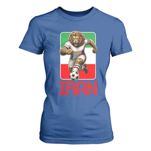 Persian Lions Soccer Fan T Shirt For Women Proud Iranian Heritage Gift