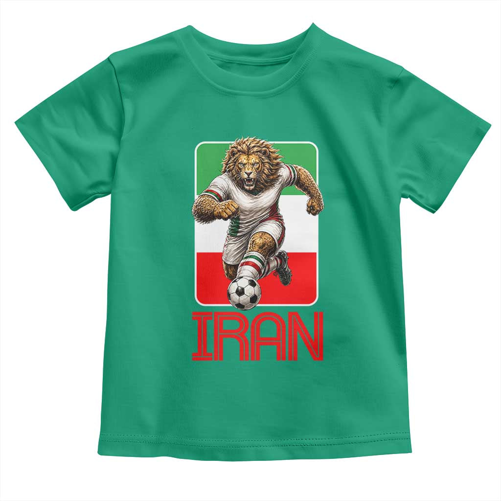 Persian Lions Soccer Fan Toddler T Shirt Proud Iranian Heritage Gift