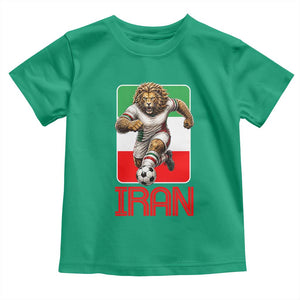 Persian Lions Soccer Fan Toddler T Shirt Proud Iranian Heritage Gift