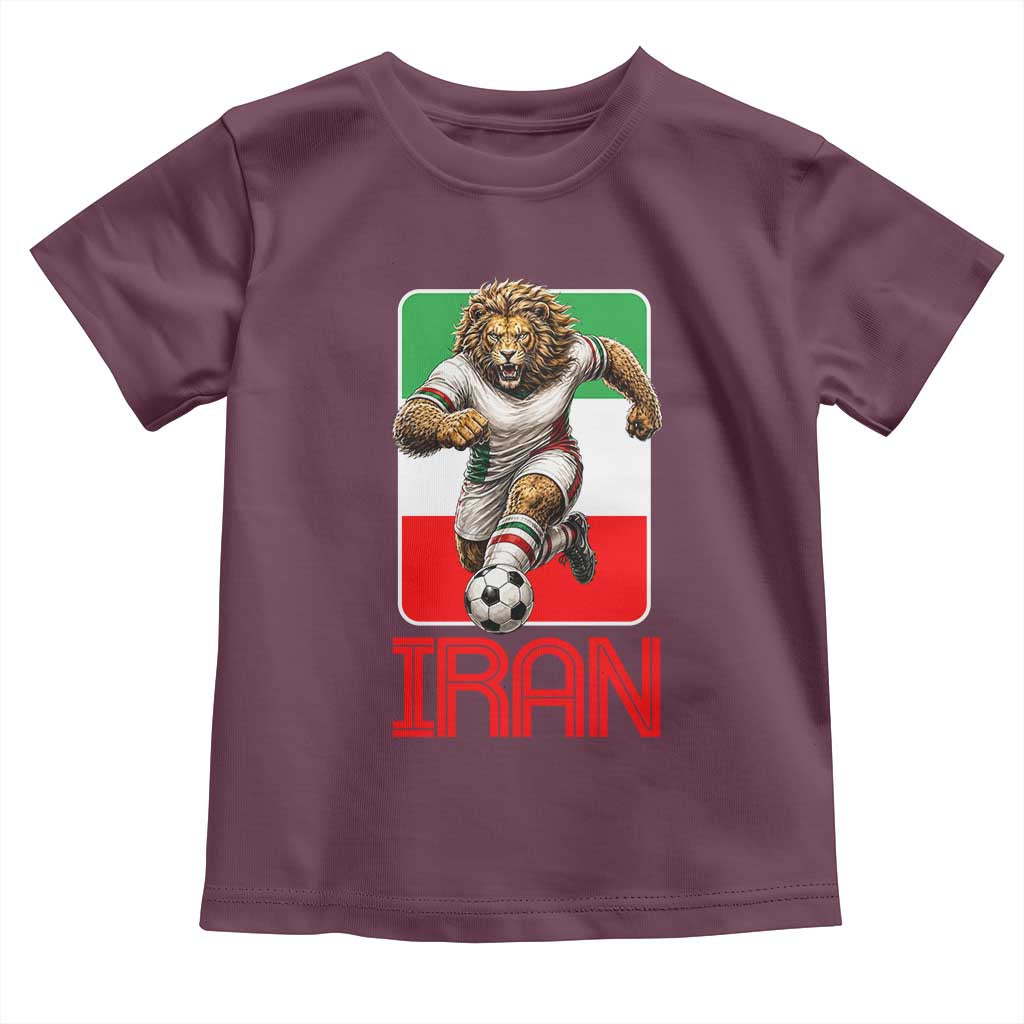 Persian Lions Soccer Fan Toddler T Shirt Proud Iranian Heritage Gift