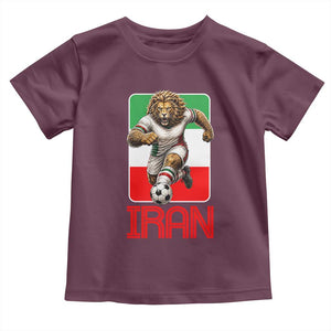 Persian Lions Soccer Fan Toddler T Shirt Proud Iranian Heritage Gift