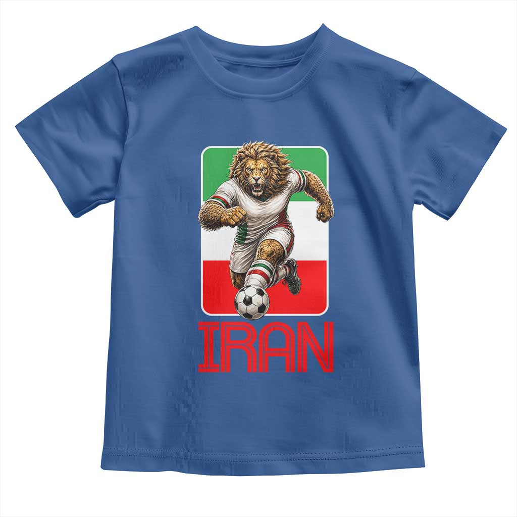 Persian Lions Soccer Fan Toddler T Shirt Proud Iranian Heritage Gift