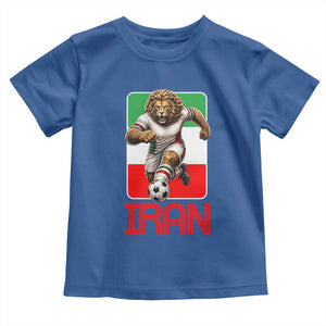 Persian Lions Soccer Fan Toddler T Shirt Proud Iranian Heritage Gift