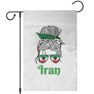 Persian Girl Power Soccer Fan Garden Flag Team Iran Heritage Gift