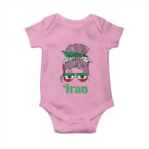Persian Girl Power Soccer Fan Baby Onesie Team Iran Heritage Gift