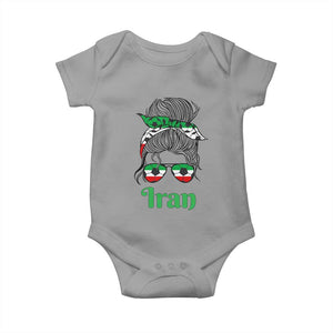 Persian Girl Power Soccer Fan Baby Onesie Team Iran Heritage Gift