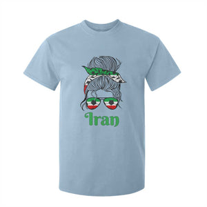 Persian Girl Power Soccer Fan T Shirt For Kid Team Iran Heritage Gift