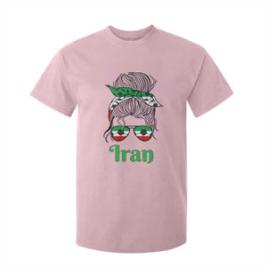 Persian Girl Power Soccer Fan T Shirt For Kid Team Iran Heritage Gift