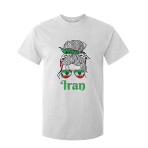 Persian Girl Power Soccer Fan T Shirt For Kid Team Iran Heritage Gift
