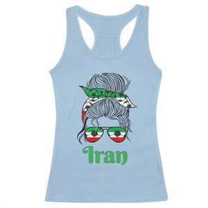 Persian Girl Power Soccer Fan Racerback Tank Top Team Iran Heritage Gift
