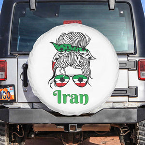 Persian Girl Power Soccer Fan Spare Tire Cover Team Iran Heritage Gift
