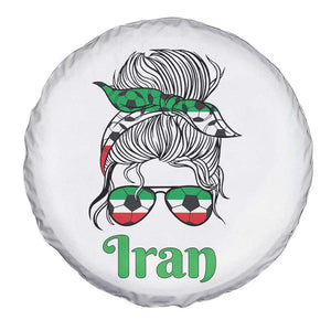Persian Girl Power Soccer Fan Spare Tire Cover Team Iran Heritage Gift