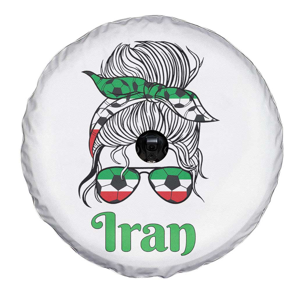 Persian Girl Power Soccer Fan Spare Tire Cover Team Iran Heritage Gift