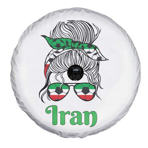 Persian Girl Power Soccer Fan Spare Tire Cover Team Iran Heritage Gift