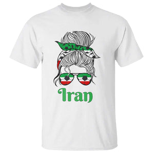 Persian Girl Power Soccer Fan T Shirt Team Iran Heritage Gift