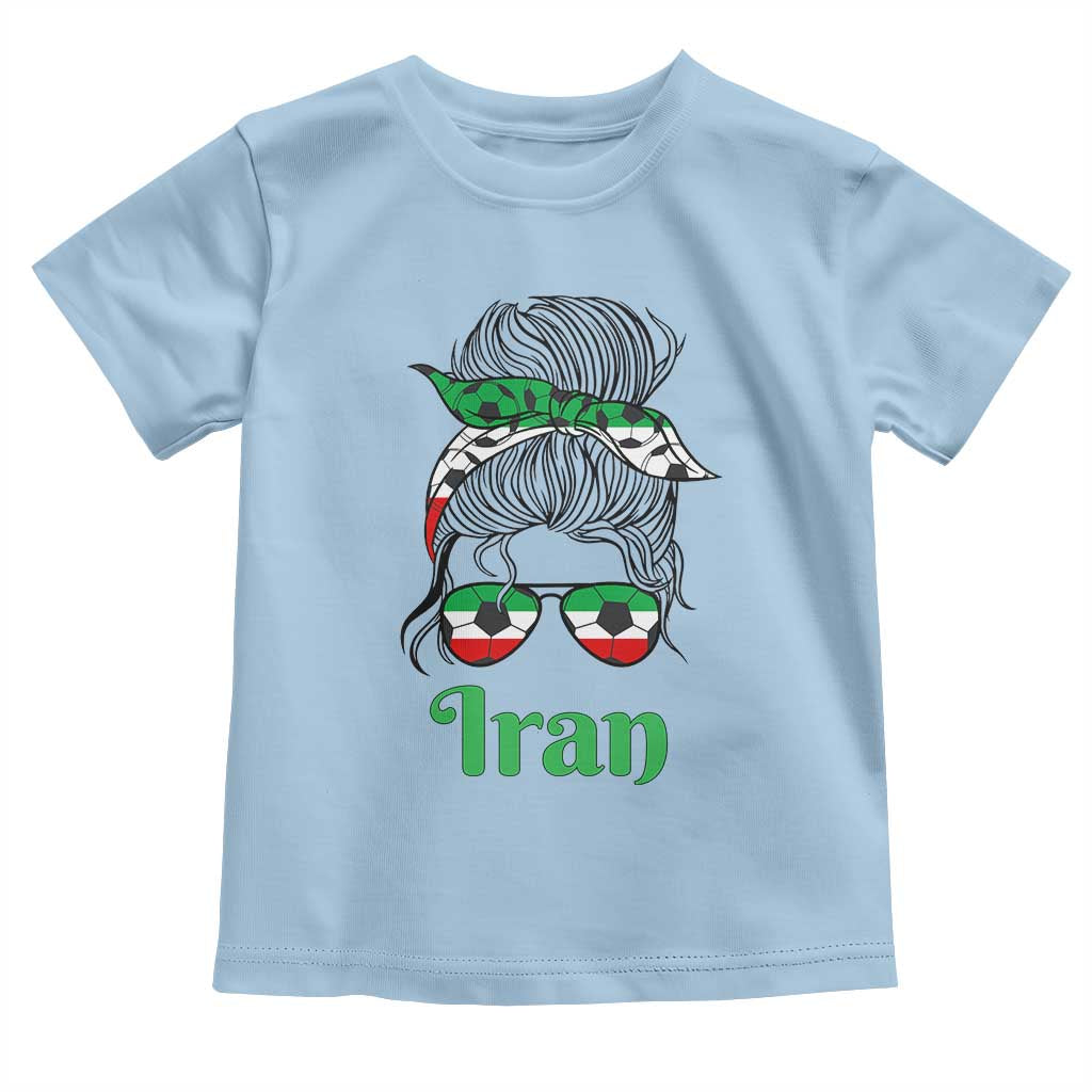Persian Girl Power Soccer Fan Toddler T Shirt Team Iran Heritage Gift