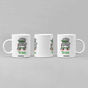 Persian Girl Power Soccer Fan Coffee Mug Team Iran Heritage Gift