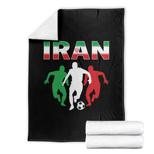 Supporting Iran Soccer Fan Throw Blanket Proud Persian Heritage Gift