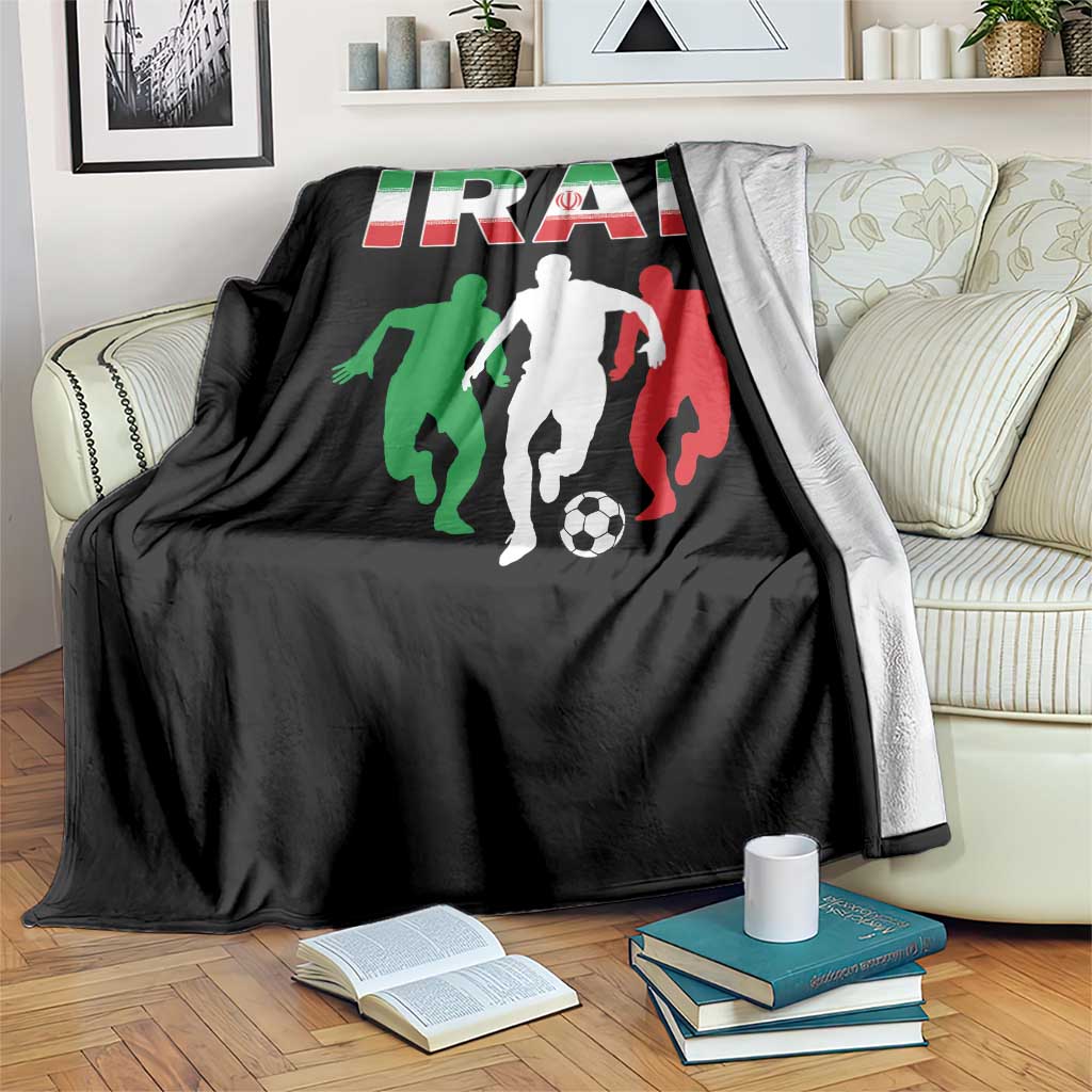 Supporting Iran Soccer Fan Throw Blanket Proud Persian Heritage Gift