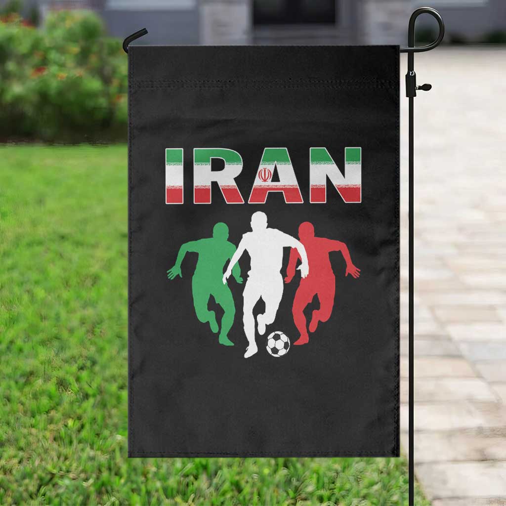 Supporting Iran Soccer Fan Garden Flag Proud Persian Heritage Gift
