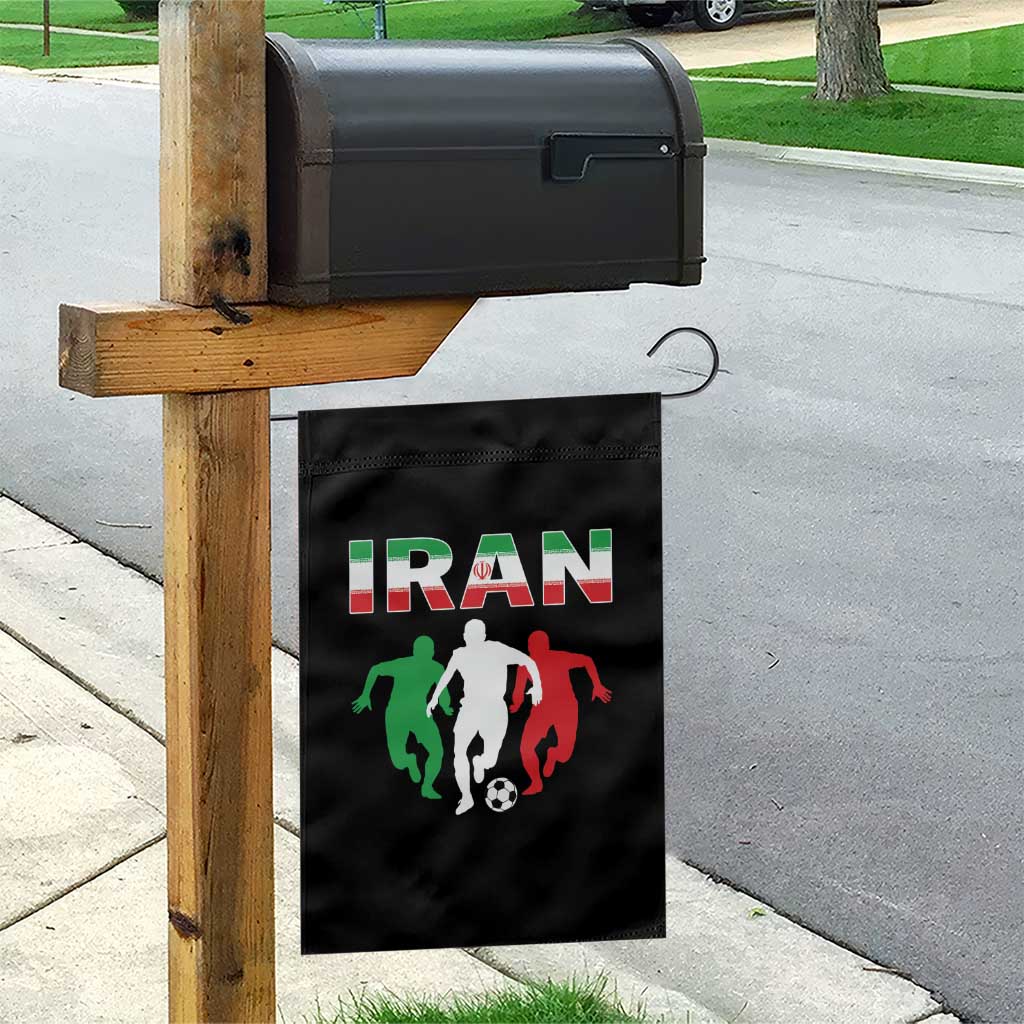 Supporting Iran Soccer Fan Garden Flag Proud Persian Heritage Gift