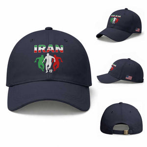 Supporting Iran Soccer Fan Baseball Cap Proud Persian Heritage Gift