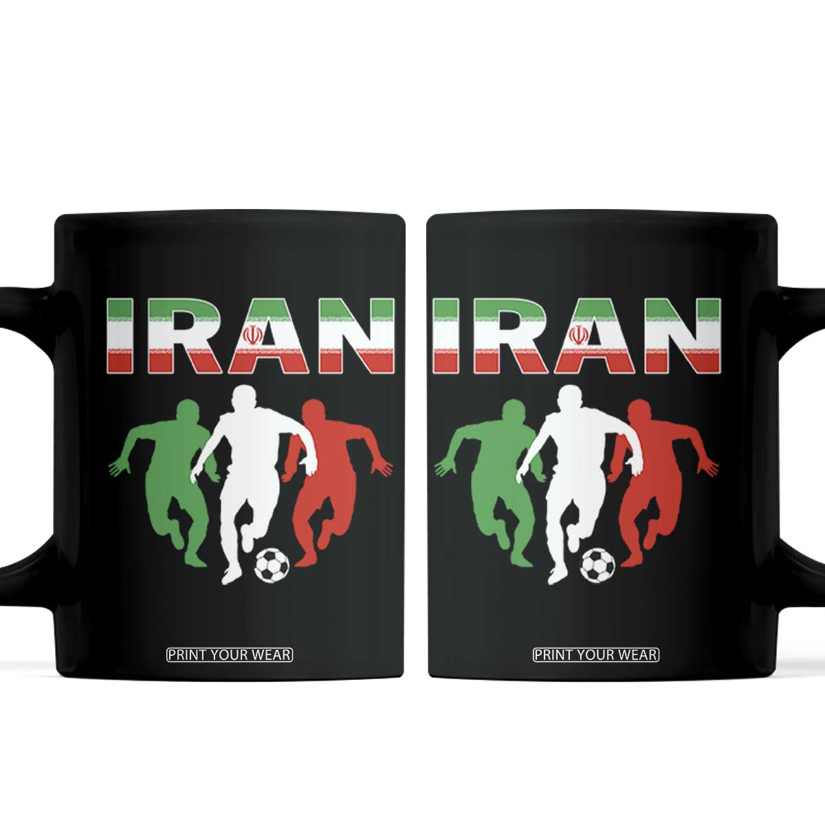 Supporting Iran Soccer Fan Coffee Mug Proud Persian Heritage Gift