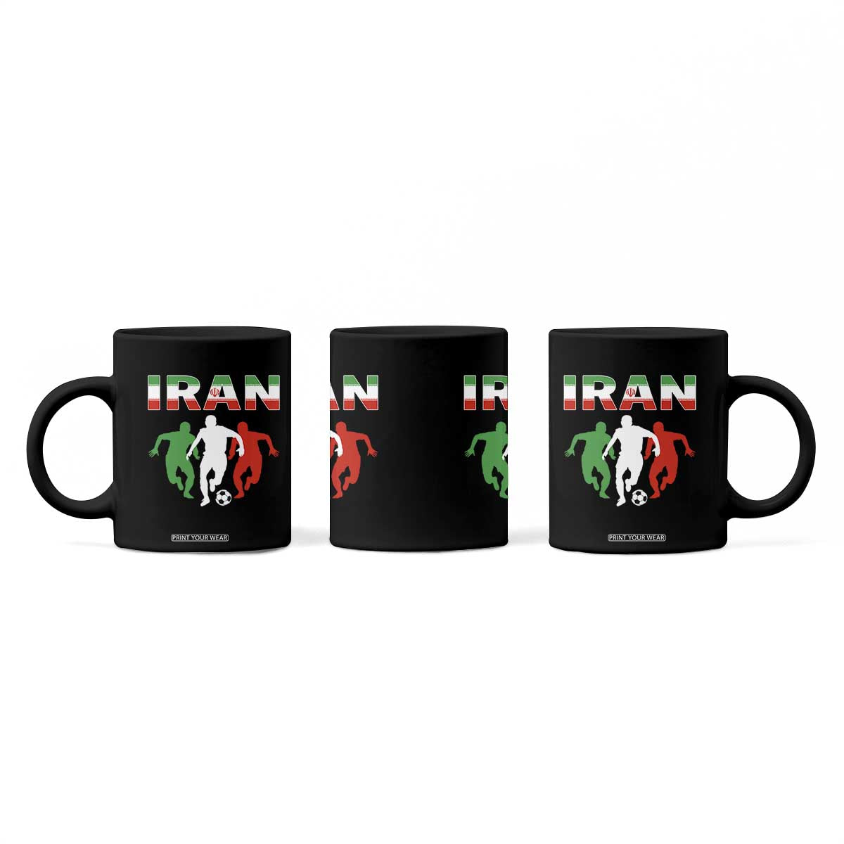 Supporting Iran Soccer Fan Coffee Mug Proud Persian Heritage Gift